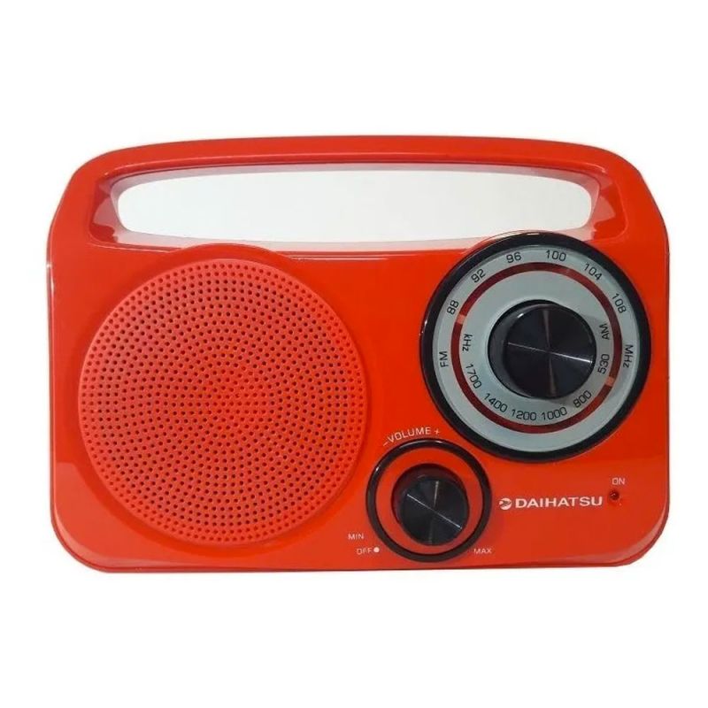 Daihatsu Radio Portatil DRP400 AM/FM Rojo