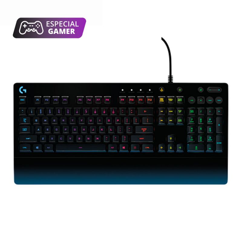 Teclado Gamer Logitech Prodigy G213 / 8086 RGB Negro