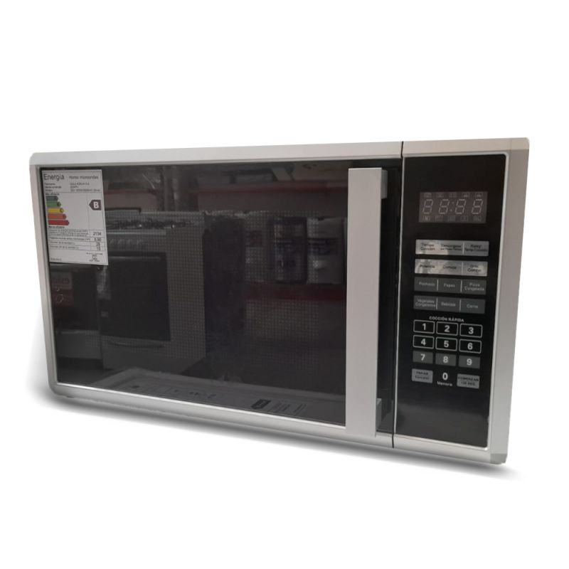 Microondas 28Lts Zenith 28DSEG928E4G Digital C/Grill Silver