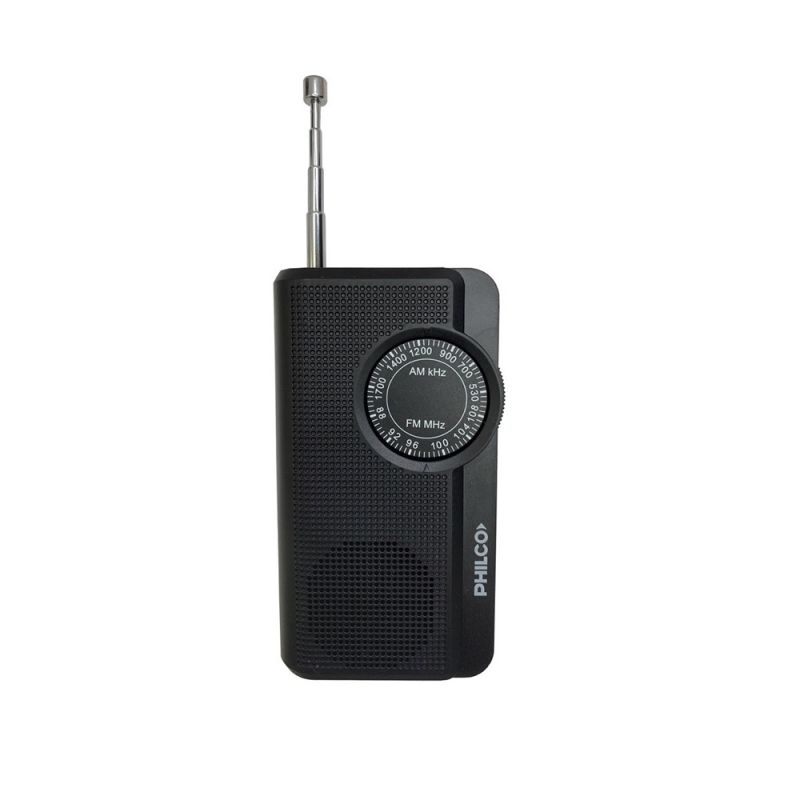 Radio Portátil Pocket Philco PRC38 AM/FM Negro