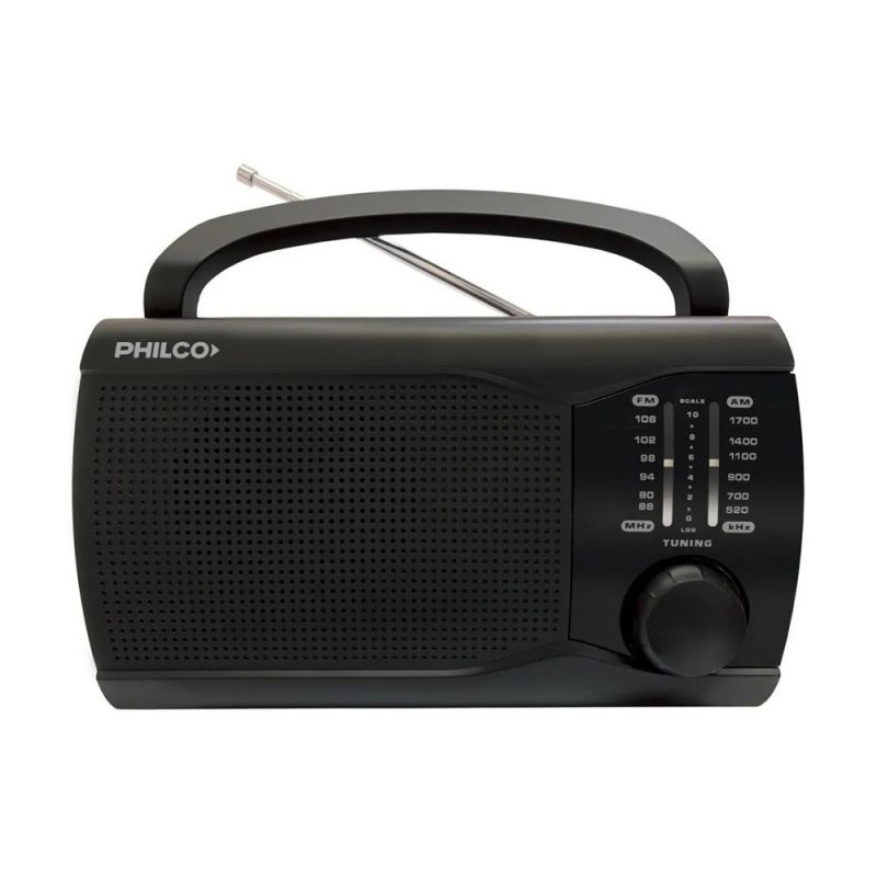 Radio Portátil Dual Philco PRM60 AM/FM Negro