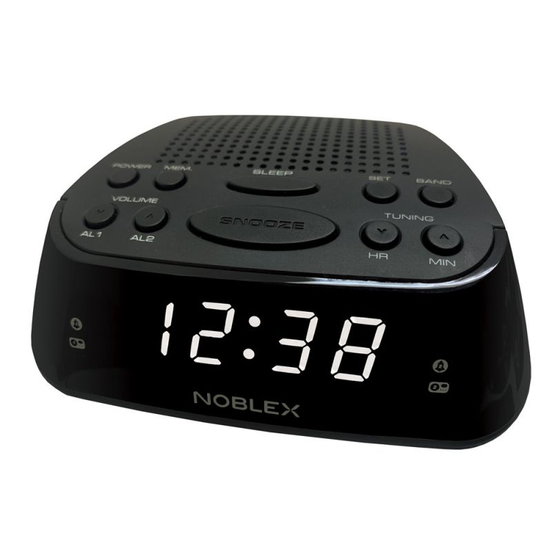 Noblex Radio Reloj RJ960 AM/FM Negro