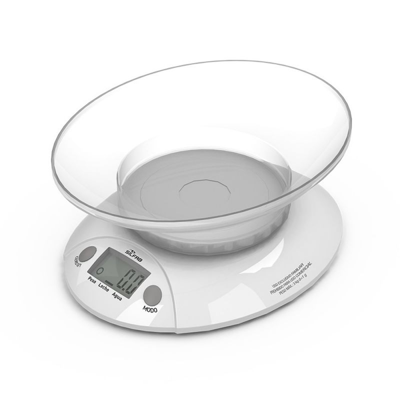 Balanza Digital de cocina Silfab BC301 Blanca