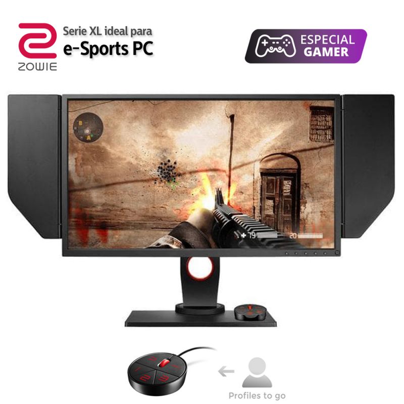 Monitor Gamer 24.5" BenQ Zowie XL2546 eSports FHD Negro