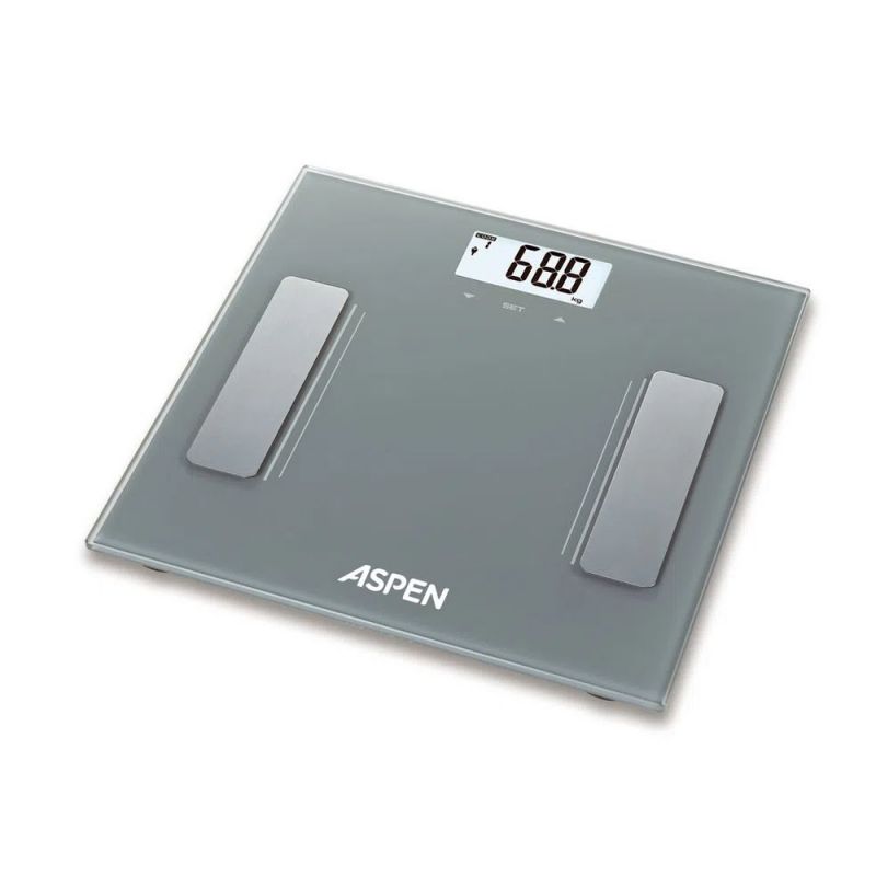 Balanza de baño Digital Aspen EF-100 Vidrio Gris