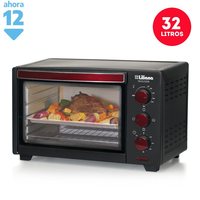 Liliana Horno Electrico FACILCOOK 32 Lts. AO132 Negro