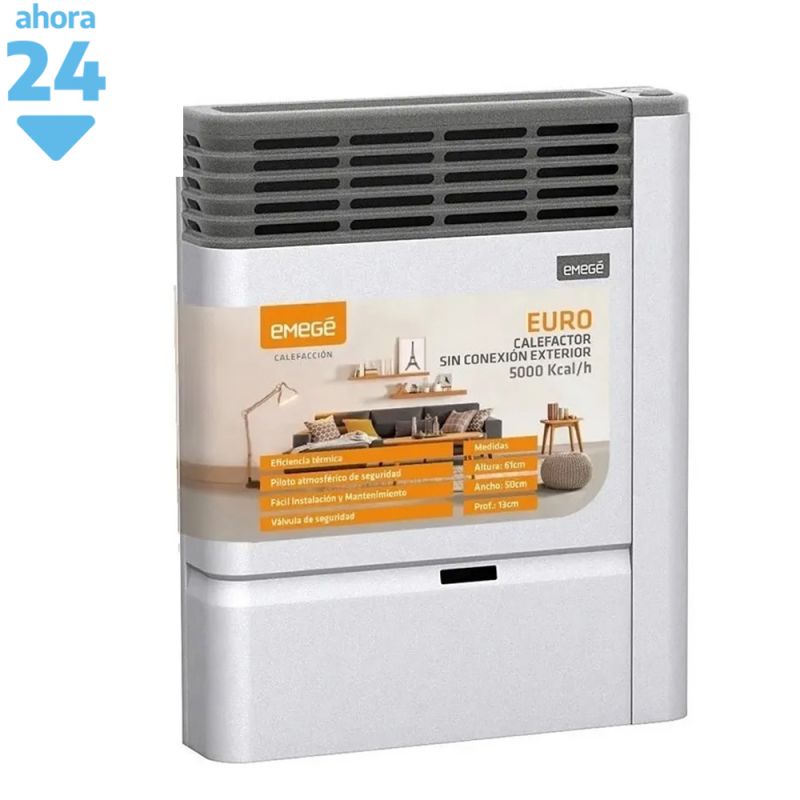 Estufa a Gas Sin Salida Emege EURO 3150ST 5000 Kcal/h