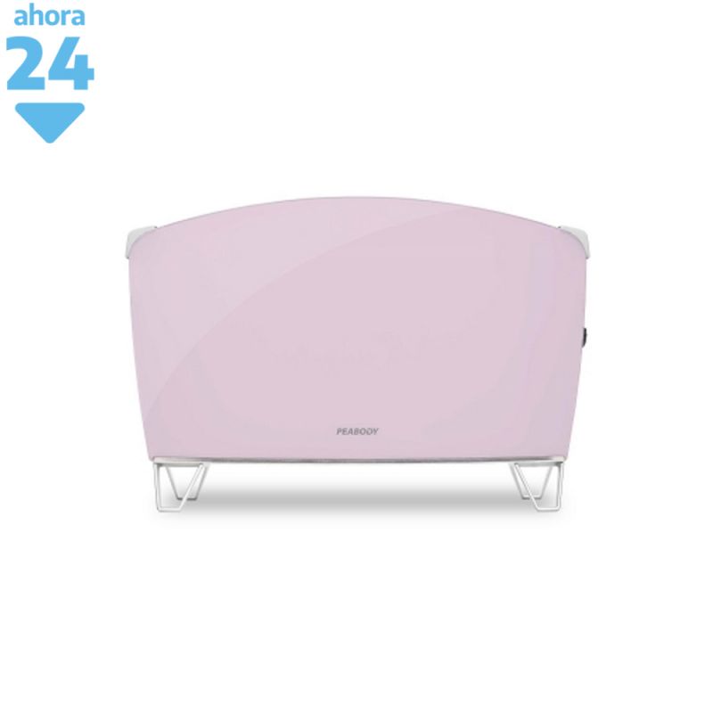 Vitroconvector Peabody PE-BVC15P 1500W Rosa