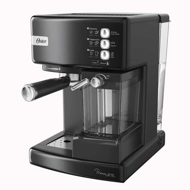 Cafetera Espresso Oster PrimaLatte BVSTEM6603B-054 Negra