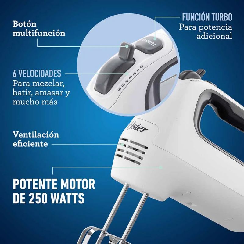 Procesadora de mano oster 2025