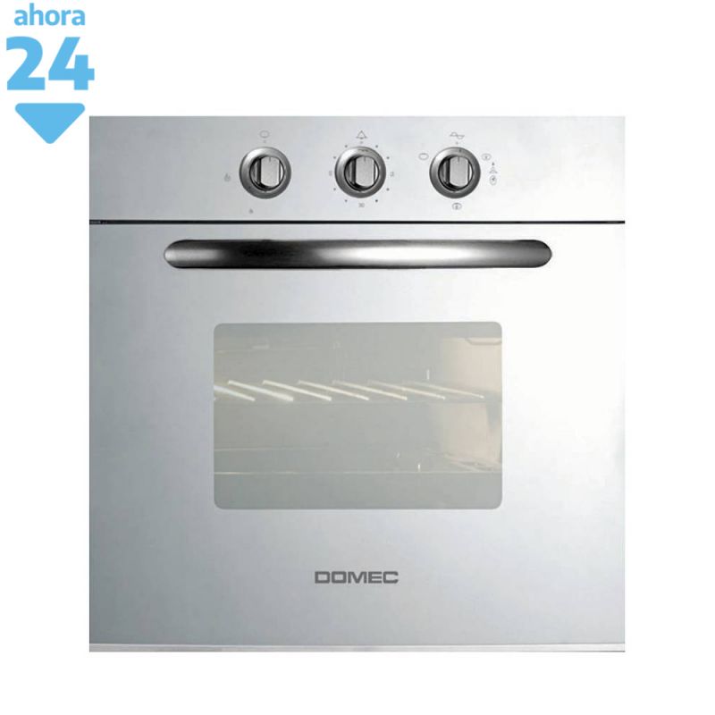 Horno de Empotrar Eléctrico 60cm Domec HE18 Reflex Inox