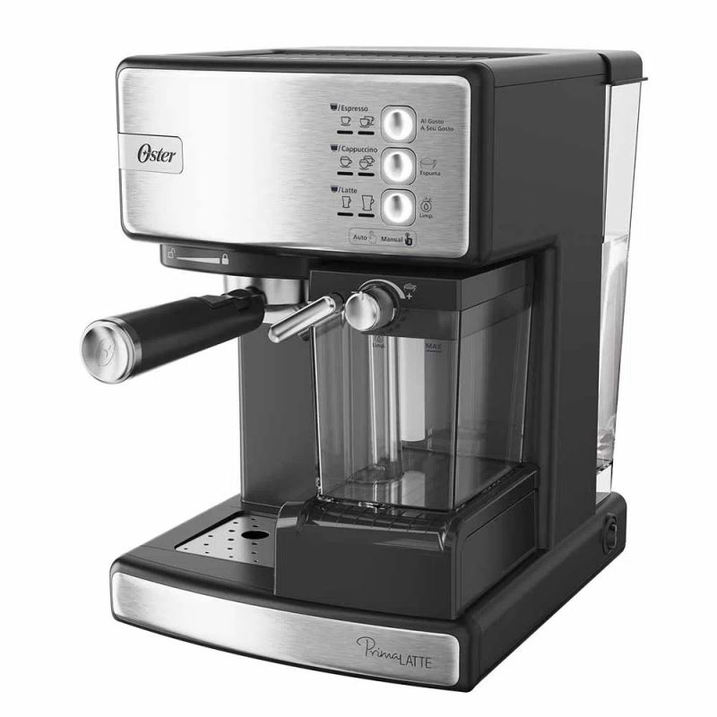 Cafetera Espresso Oster PrimaLatte BVSTEM6603SS-054 15Bar Plata