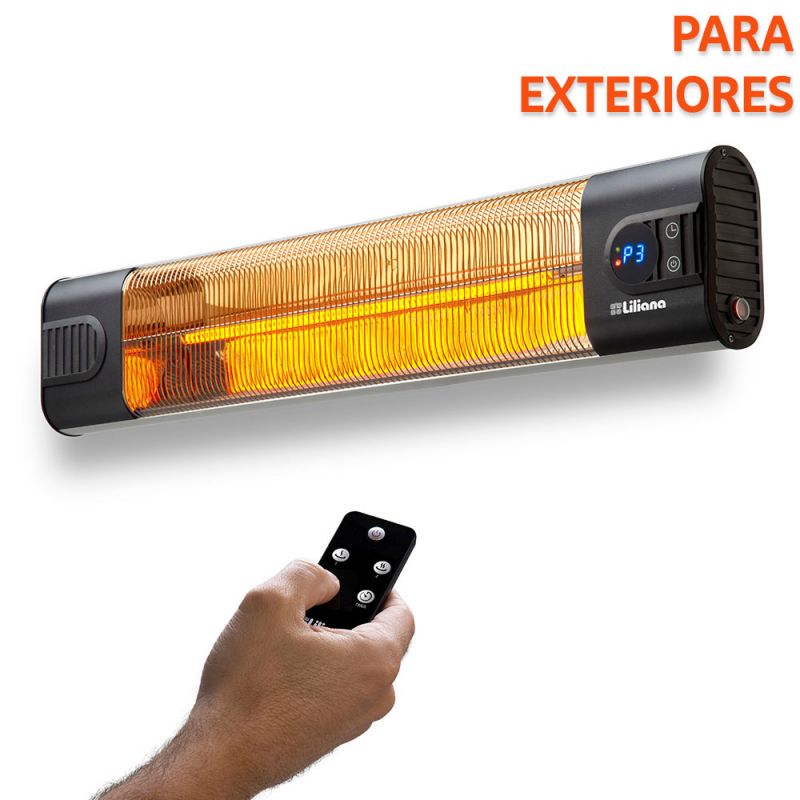 Calefactor infrarrojo Liliana CCP2200 Lámpara carbono