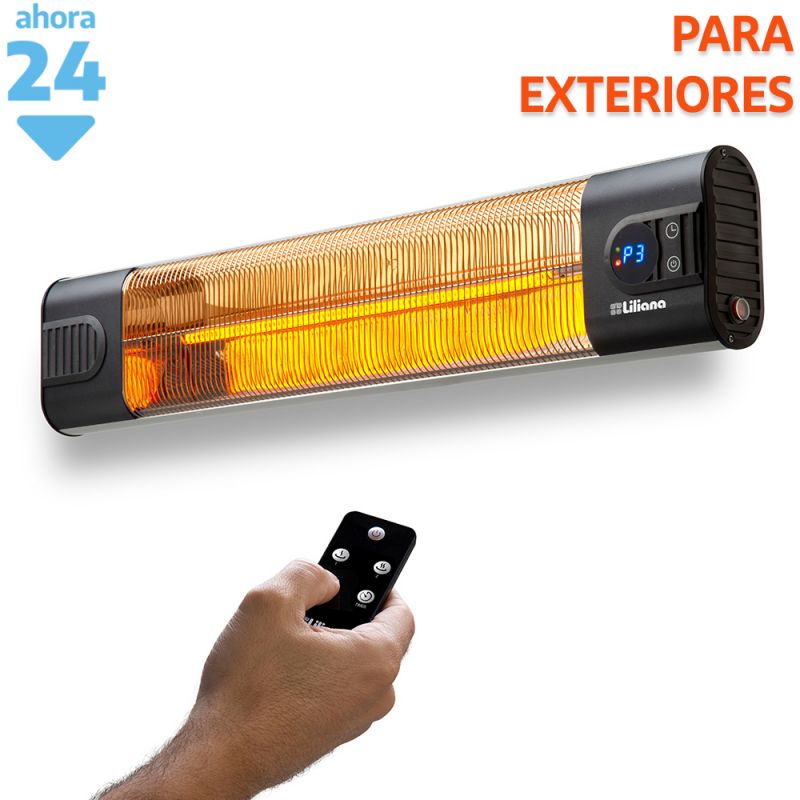 Liliana calefactor infrarrojo Lámpara carbono CCP2200