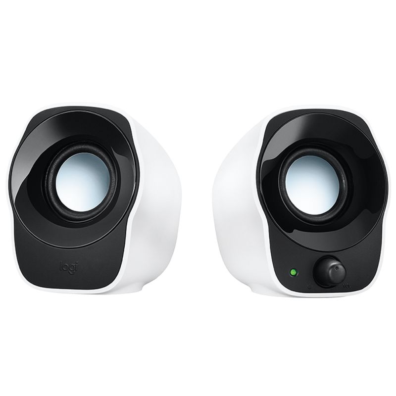 Parlantes Compactos Estéreo Logitech Z120/0573 USB Blanco