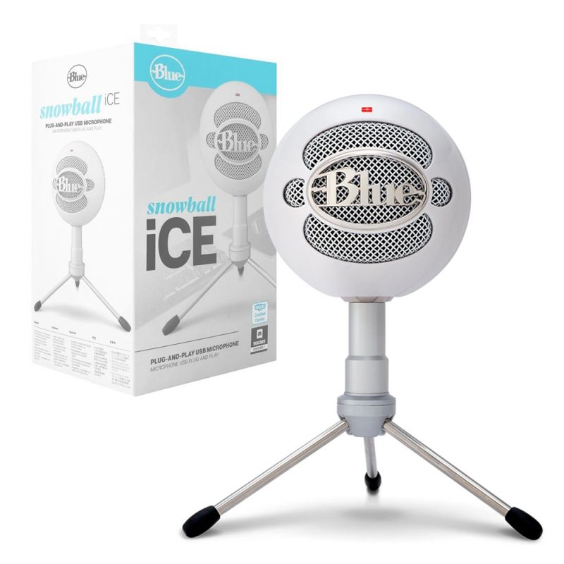 Micrófono Logitech Blue Snowball Ice iCE070 Blanco