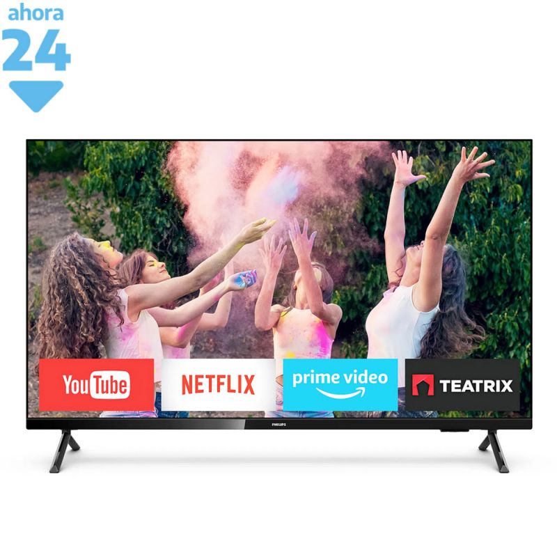 Philips Smart TV LED 32" HD 32PHD6825/77 Negro