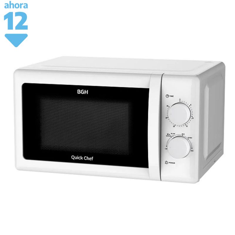 BGH Microondas Quick Chef 20Lts B120M20 Blanco