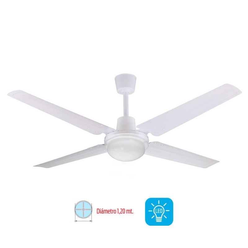 Ventilador de Techo Liliana VTHB114 Luz LED Blanco