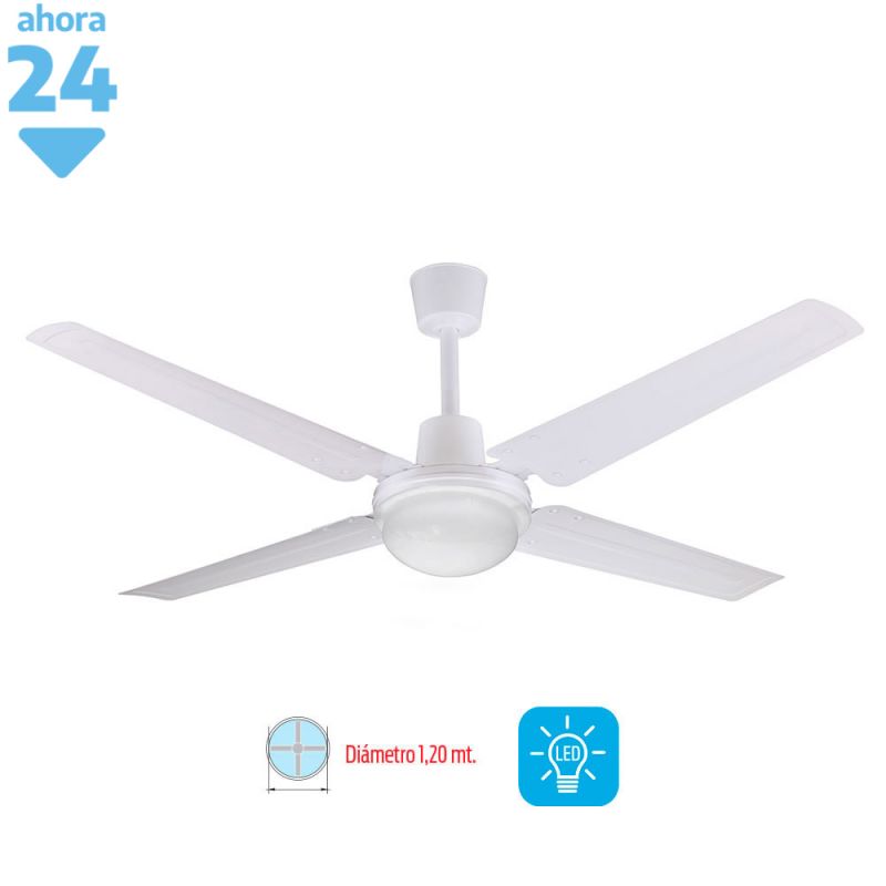 Ventilador de Techo Liliana VTHB114 Luz LED Blanco