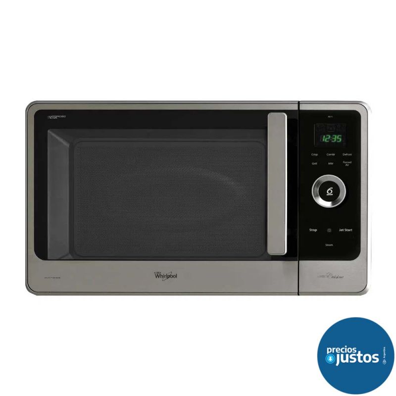 Microondas 27Lts Whirlpool JQ280IX Inox