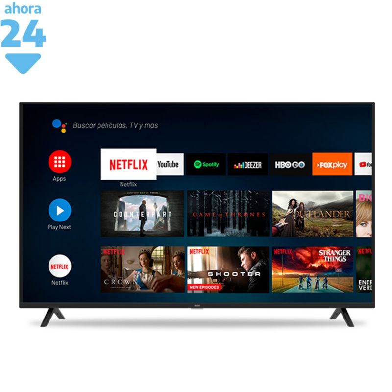 RCA Smart TV 40" Android LED FHD XC40SM Negro
