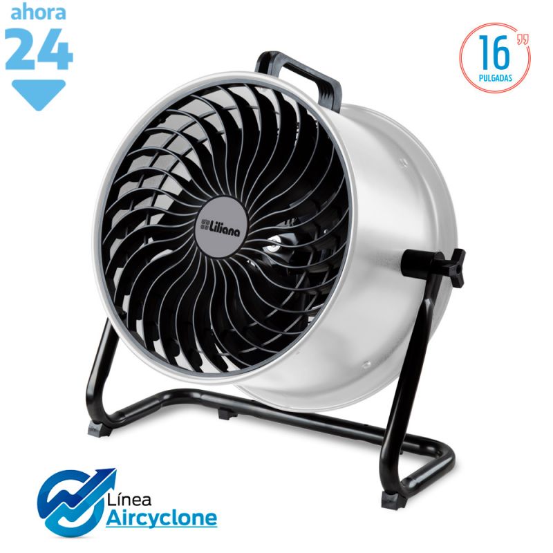 Turboventilador 16" Liliana VTHD16G 3 en 1 Aluminio