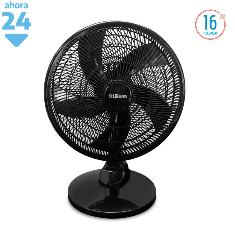 Fondos montón Cap Ventilador de Mesa 16" Liliana VSOP16 Negro