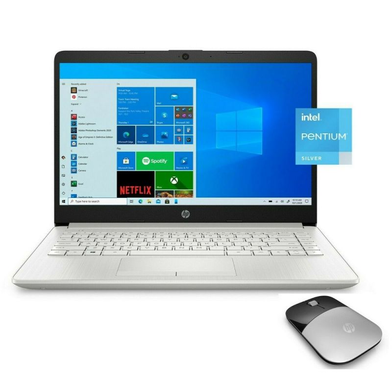 Notebook 14" HP 14-CF2033WM Intel 4/128GB + Mouse Gris