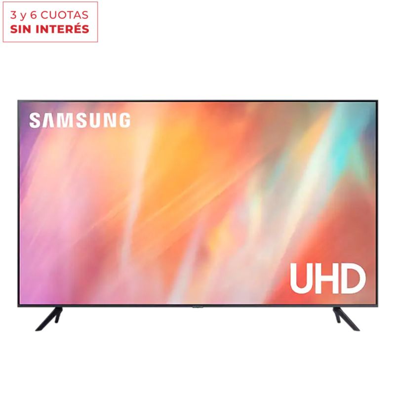 Smart TV 55" Samsung Crystal 4K UHD UN55AU7000GCZB Negro