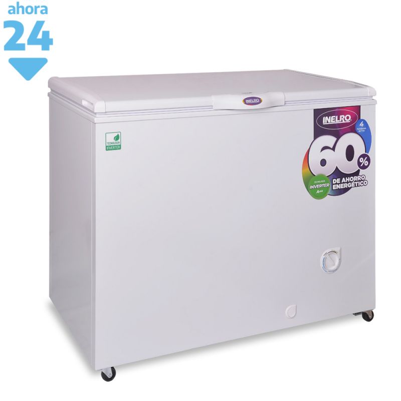 Freezer Horizontal 280Lts Inelro FIH-350A Inverter Blanco