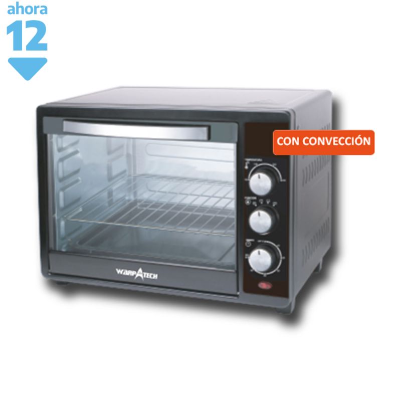Warptech Horno Eléctrico WT35HE 35L 1600w c/convector