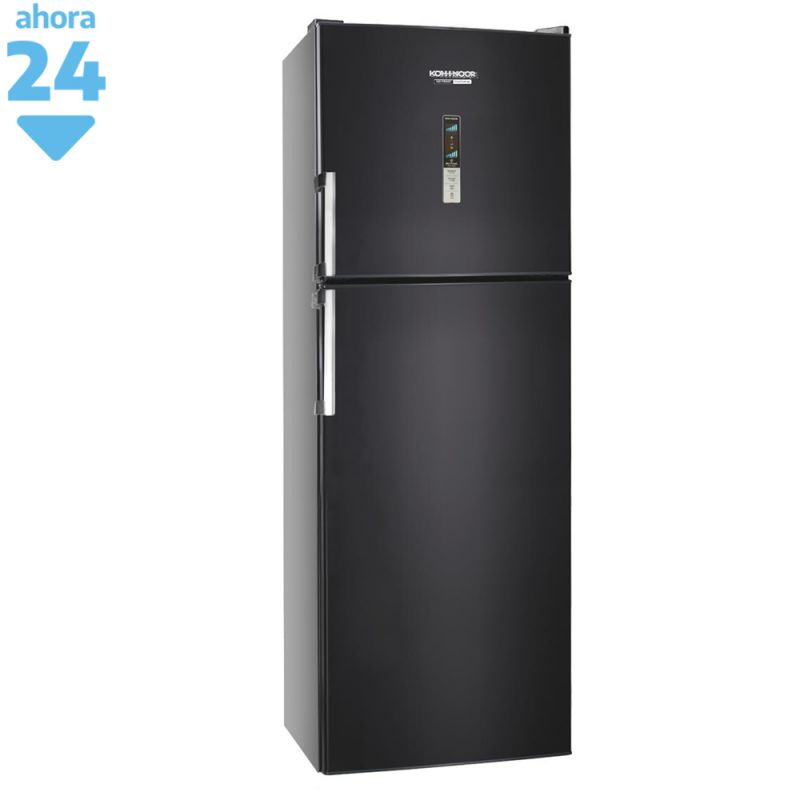 Heladera C/Freezer 325Lts Kohinoor KHDB42D/8 NO FROST DuoCooling Negro