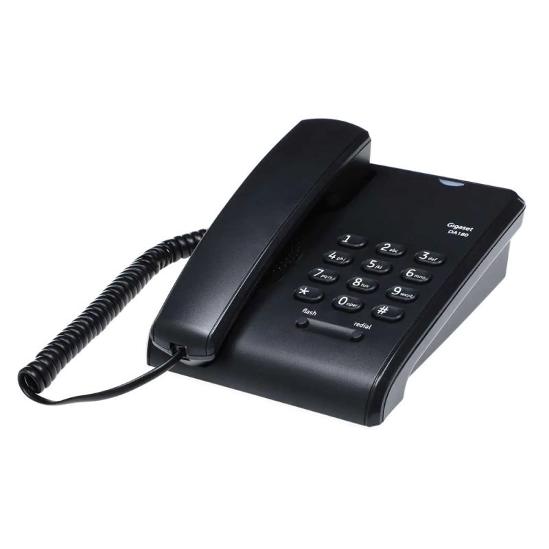 Teléfono Gigaset DA180 Mesa/Pared Negro