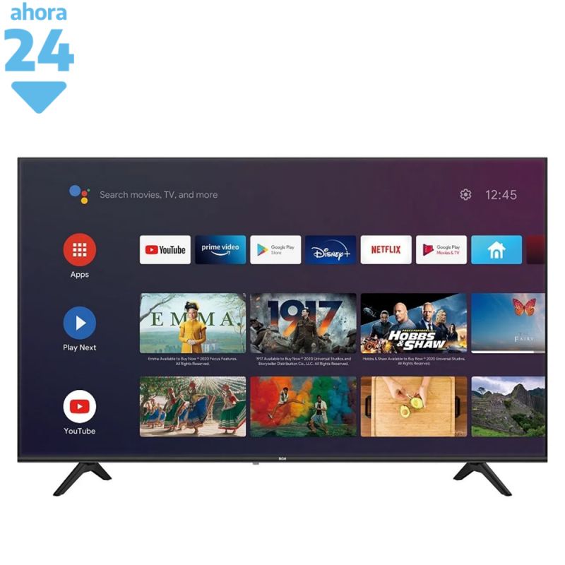 Smart TV 55" BGH Android 4K B5521UH6A Negro