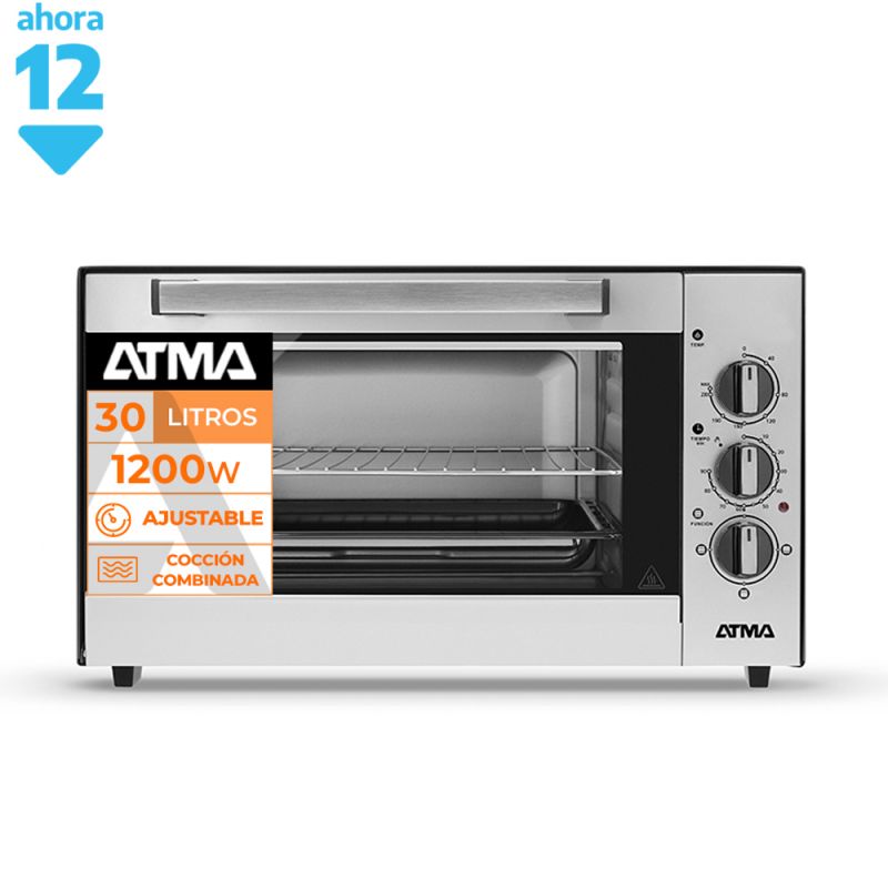 Horno Eléctrico Atma HGA3021N 30Lts. Inox