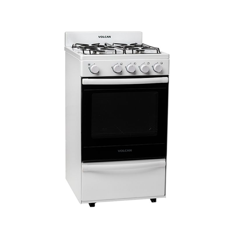 Cocina a Gas 50CM 4H Volcan 87144VM Blanca