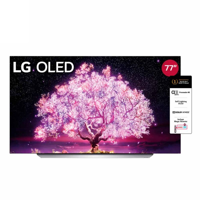 Smart TV 77" LG OLED 4K 77C1PSA AI ThinQ Gris
