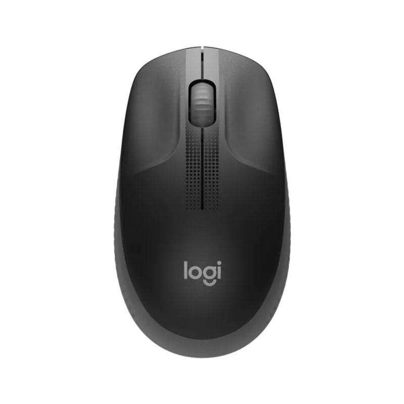 Mouse Óptico Grande Logitech M190/5902 Inalámbrico Negro