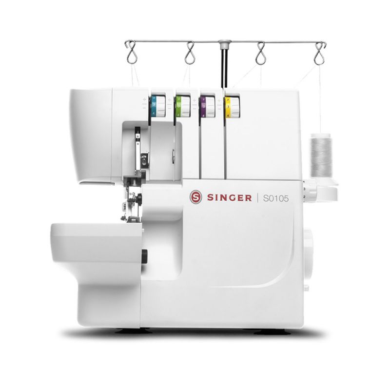 Maquina de Coser Singer Overlock S0105 Blanco