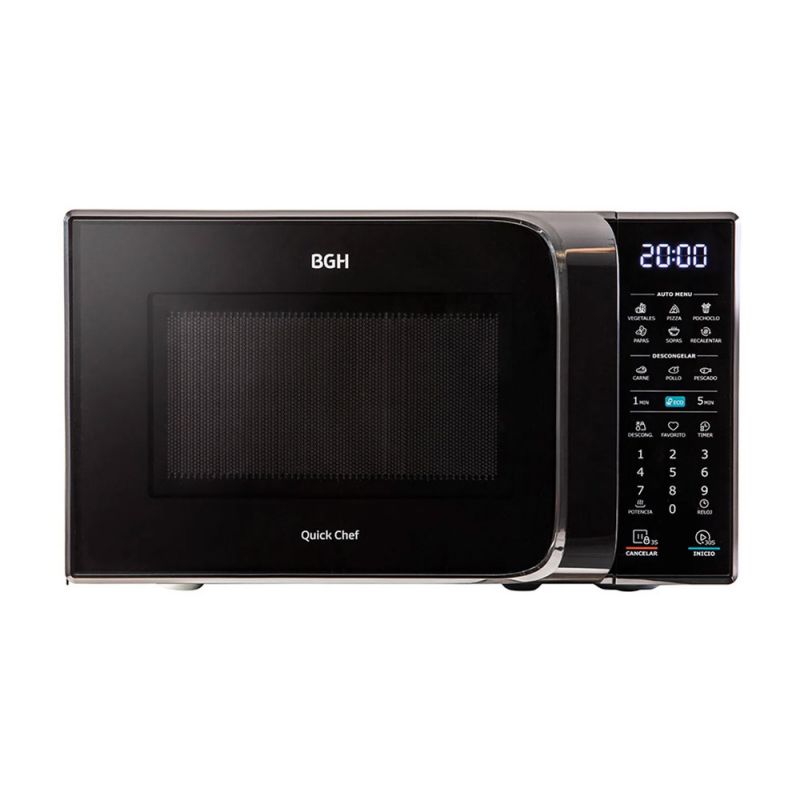 Microondas 20Lts BGH Eco B120DN20 Digital Negro