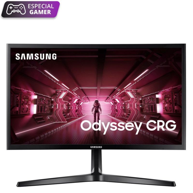 Monitor Curvo Gamer 23.5" Samsung Odyssey LC24RG50FZLCZB