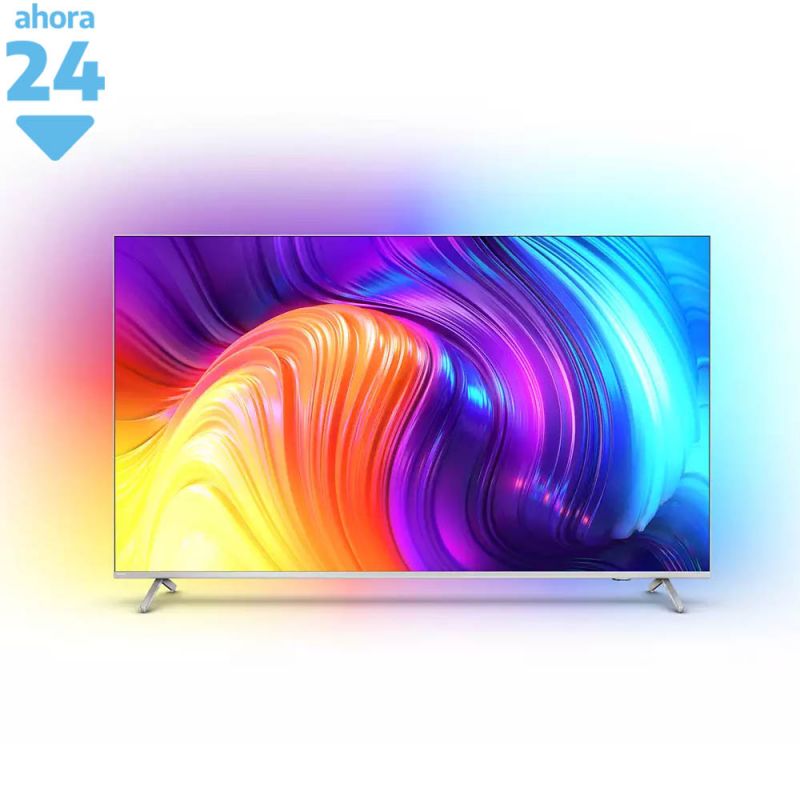 Smart TV 75" Philips 4K Ambilight 75PUD8507/77 Android Gris