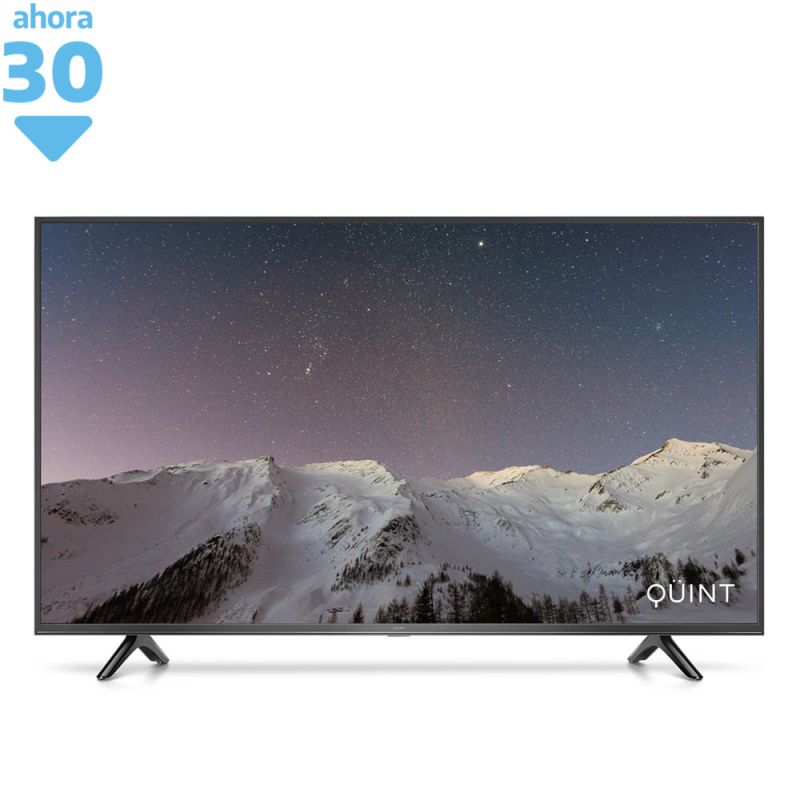 Smart TV 50" Qüint 4K UHD QT1-50 FRAME Negro
