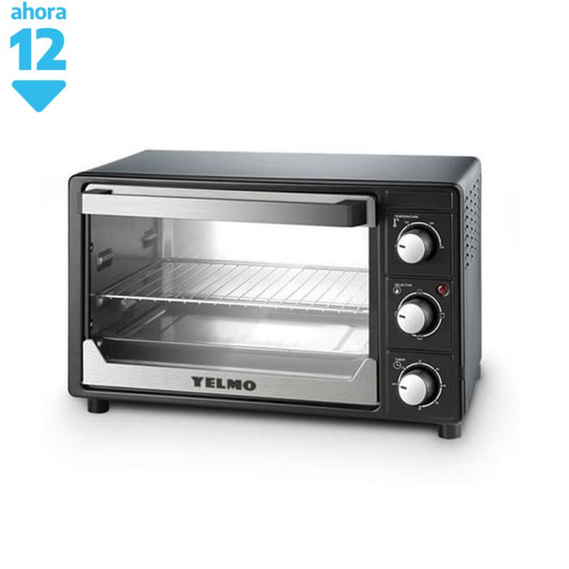 Horno Eléctrico 32Lts Yelmo YL32N Negro con Gris