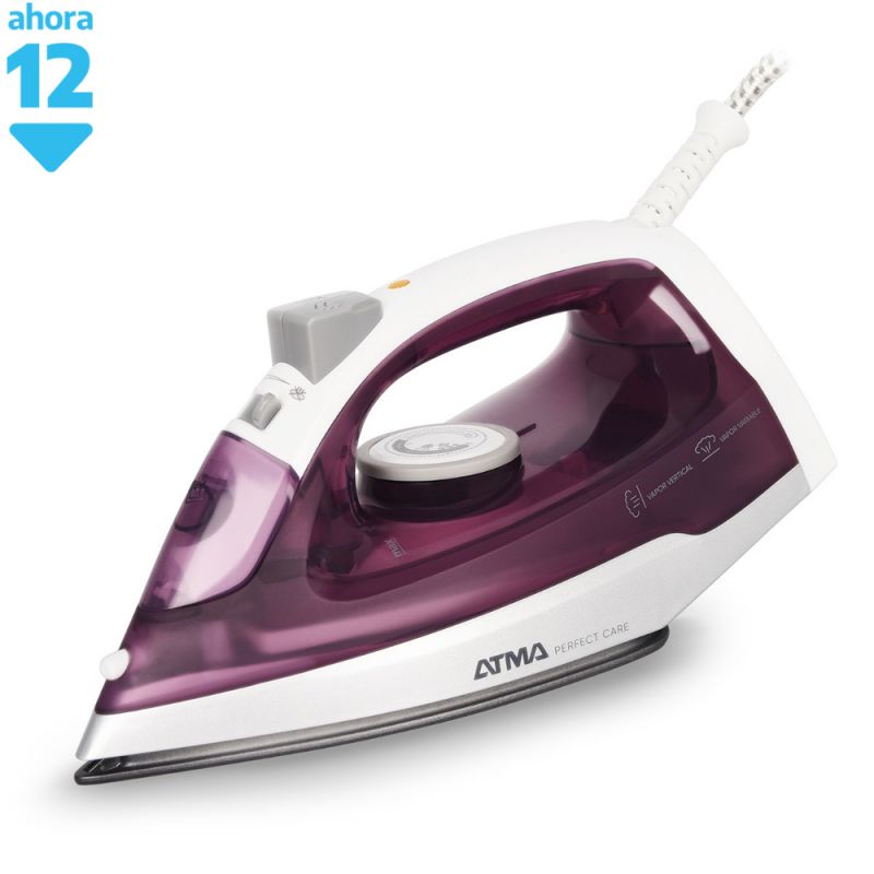 Plancha a Vapor Atma Easy Care PAV2477N Antiadherente Violeta