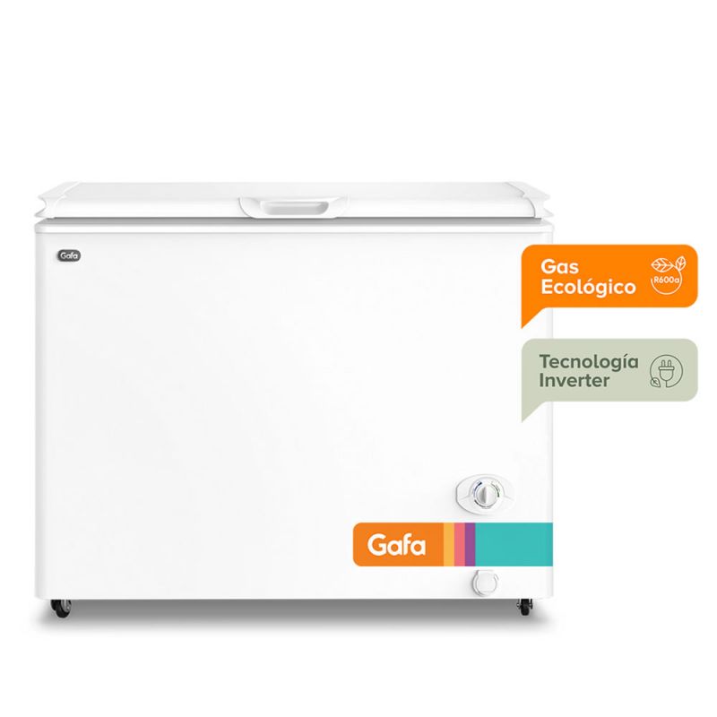 Freezer Horizontal 280Lts Gafa FGHI300B-L Inverter Blanco