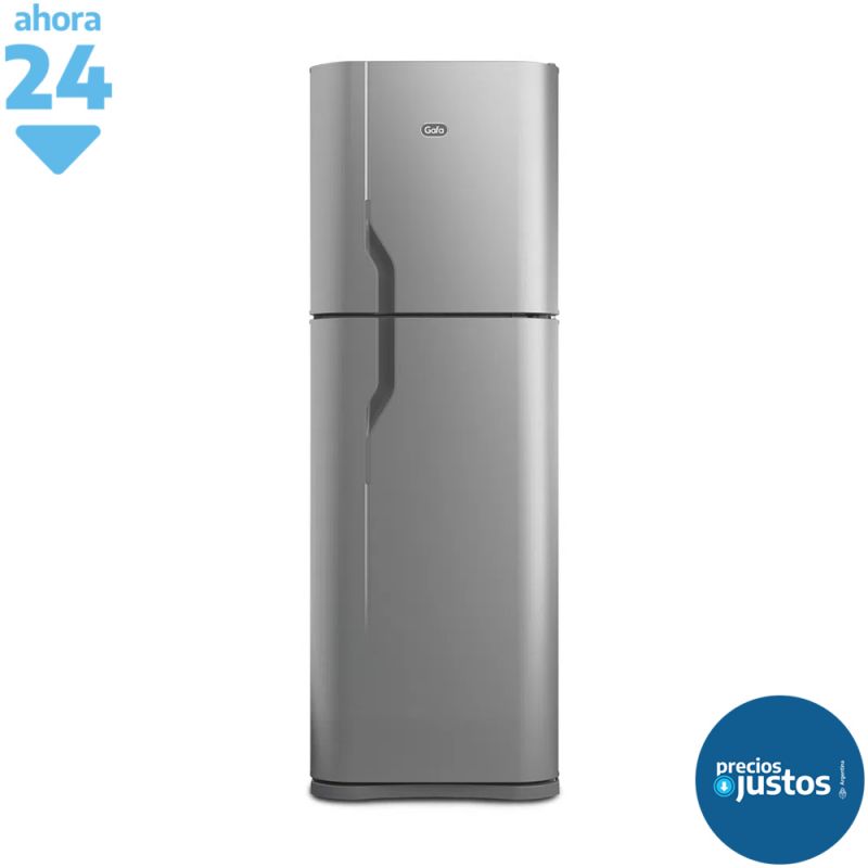 Heladera con Freezer 374Lts Gafa HGF388AFP Plata