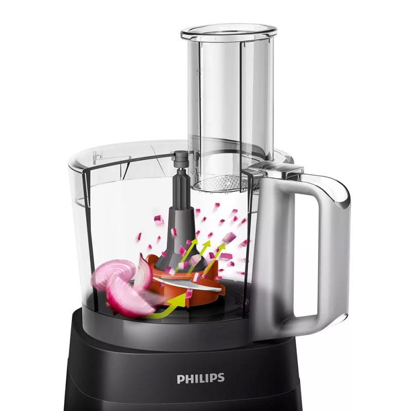 Multiprocesadora con Licuadora Philips HR7301/90 Negro