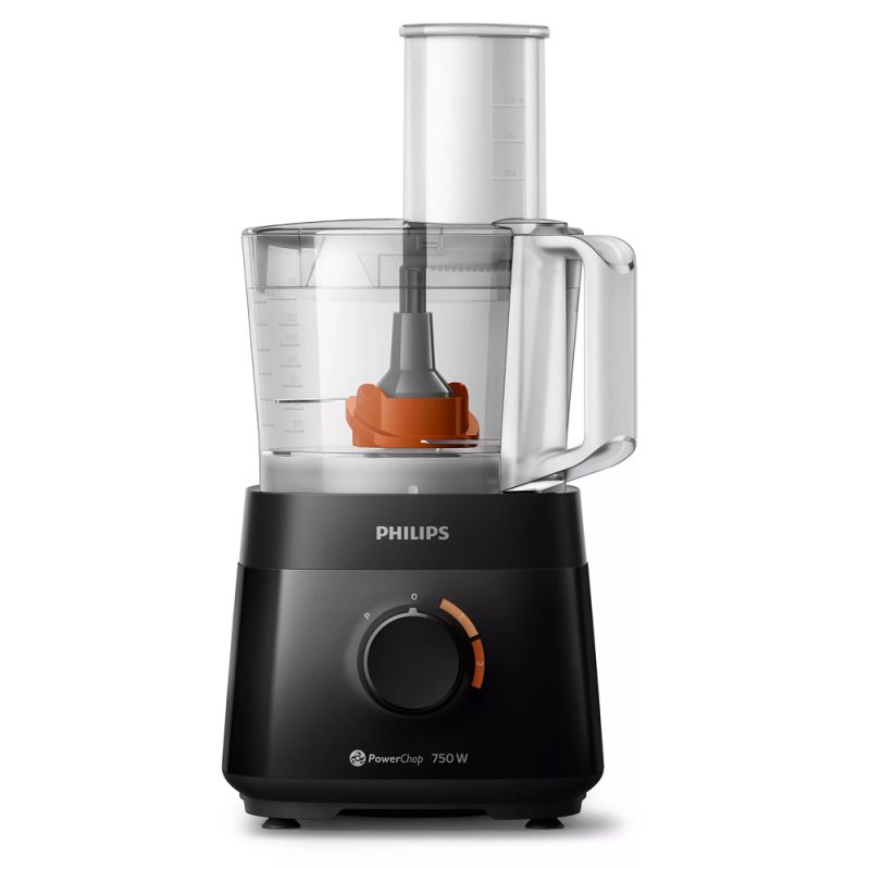 Multiprocesadora con Licuadora Philips HR7301 90 Negro